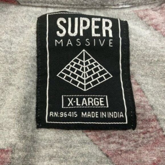 SUPER Massive Beer Pong Gray XL T-Shirt Tee - Picture 4 of 5